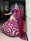 Printed Flared Lehenga Choli with Designer Dupatta.
