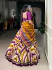Printed Flared Lehenga Choli with Designer Dupatta.