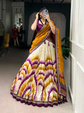 Printed Flared Lehenga Choli with Designer Dupatta.