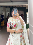 Designer Embroidered Lehenga Choli with Matching Dupatta.