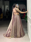 Embroidered Silk Blend Lehenga Choli with Dupatta.
