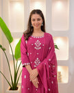 Traditional Embroidery Work Casual Ethnic Wear