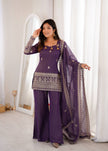 Premium Purple Ethnic Wear with Designer Dupatta Collection.