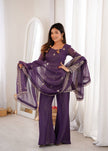 Premium Purple Ethnic Wear with Designer Dupatta Collection.