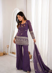Premium Purple Ethnic Wear with Designer Dupatta Collection.