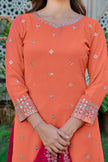 Premium Peach Ethnic Wear with Designer Dupatta Collection.