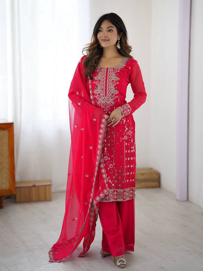 Luxury Embroidered Salwar Suit.