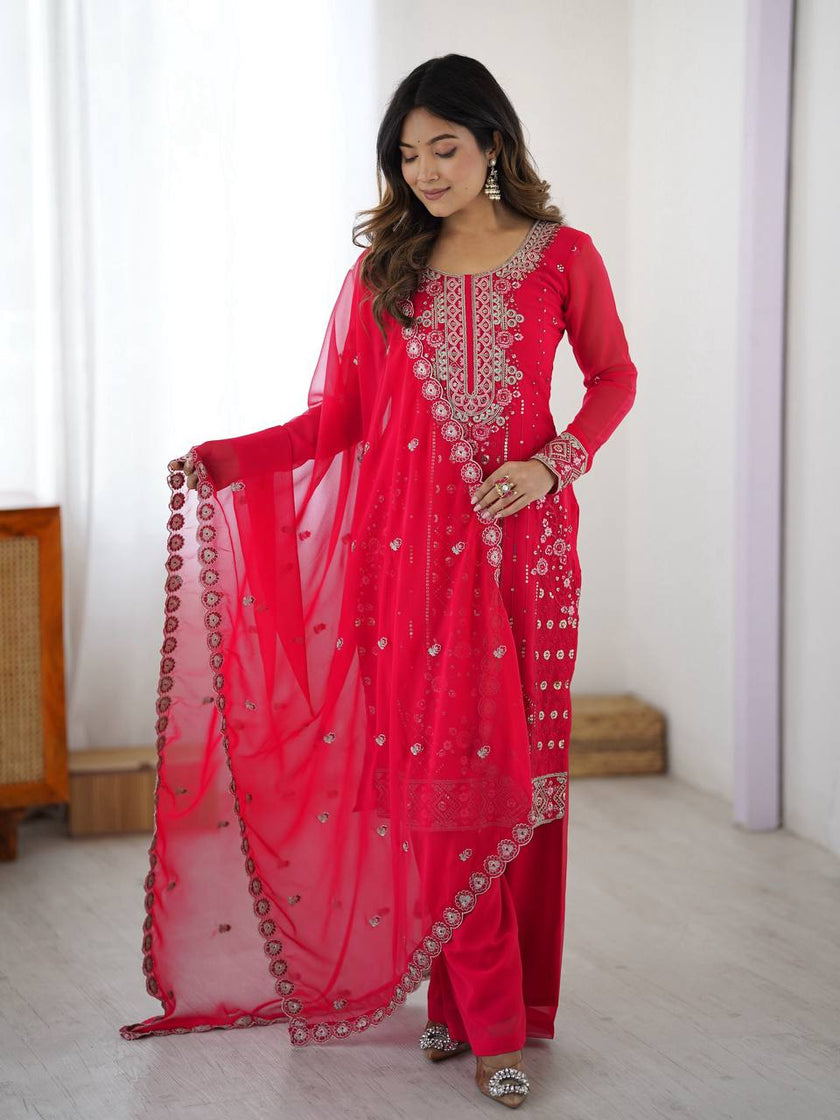 Luxury Embroidered Salwar Suit.