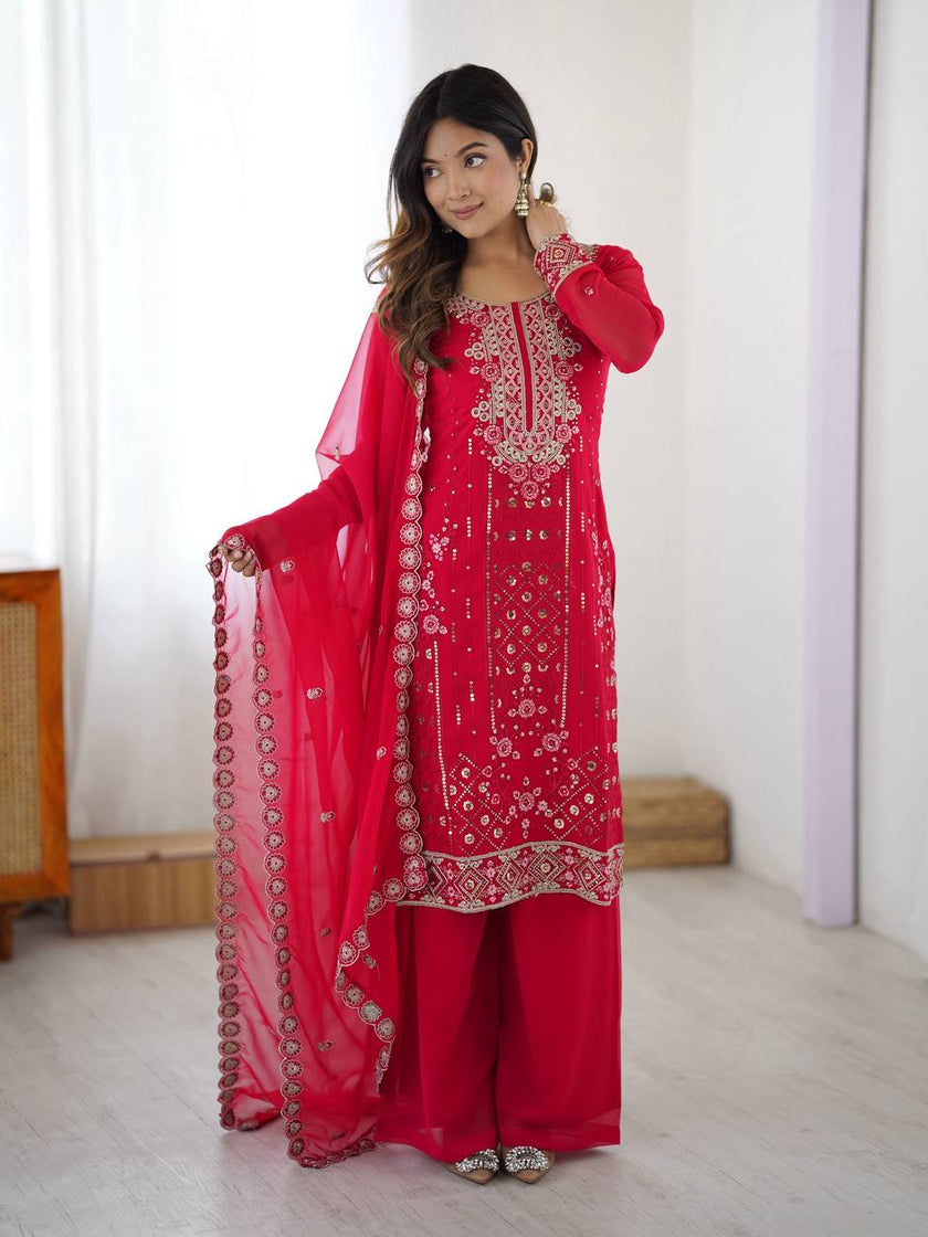 Luxury Embroidered Salwar Suit.