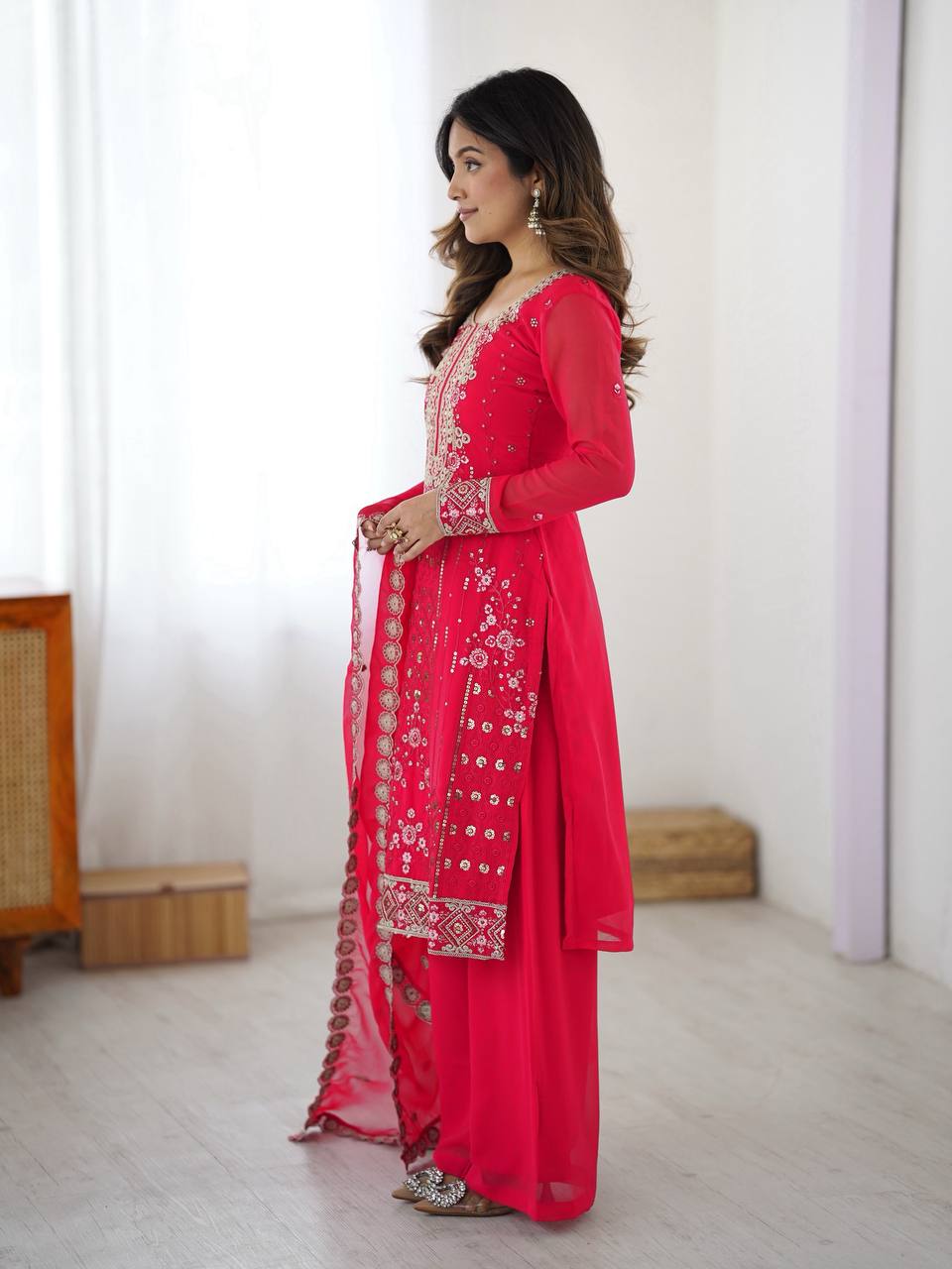 Luxury Embroidered Salwar Suit.