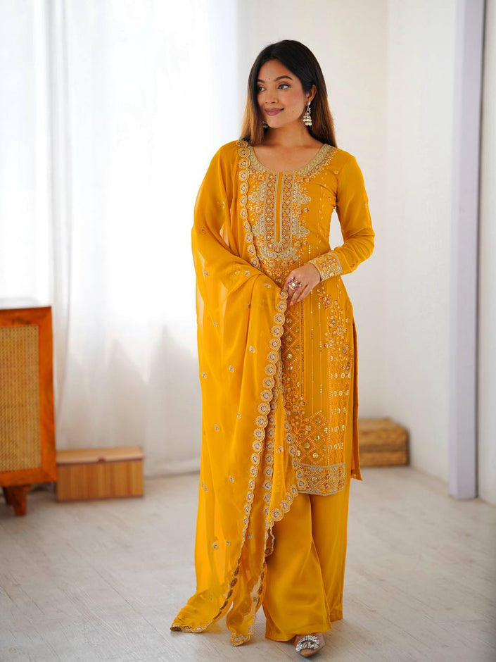 Luxury Embroidered Salwar Suit.