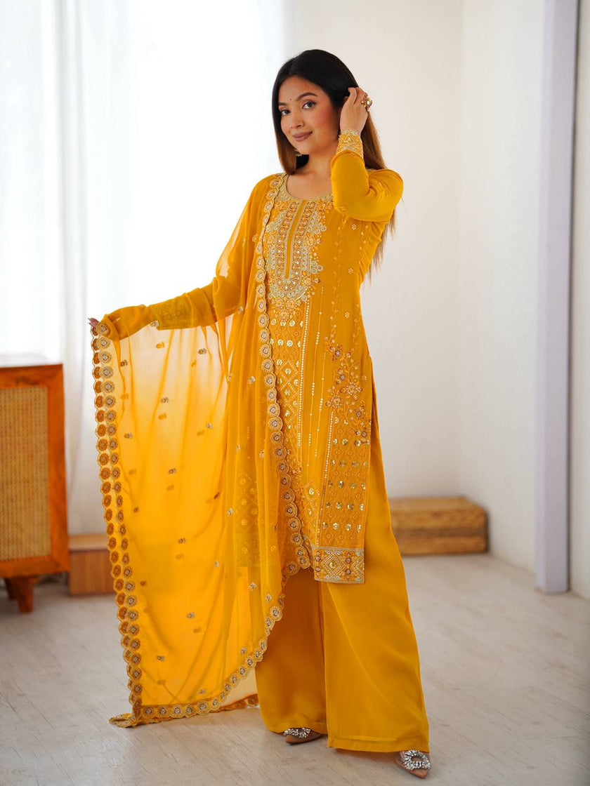 Luxury Embroidered Salwar Suit.