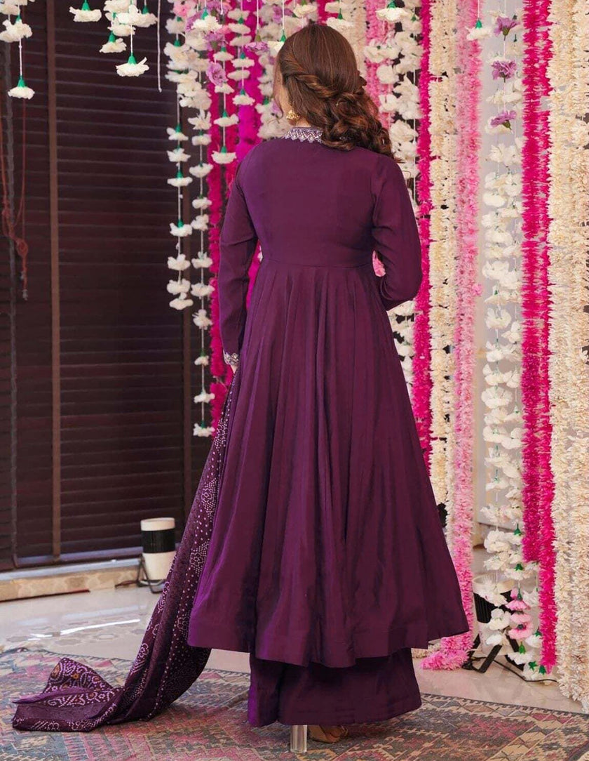 Stylish Ethnic Anarkali Palazzo Dress for Women.