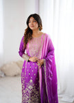 Premium Purple Ethnic Wear with Designer Dupatta Collection.