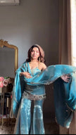 Modern Traditional Sharara Outfit for Festive Fashion.