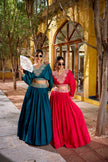 Stylish Crop Top Lehenga Set for Festive Look.