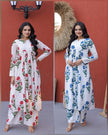 Graceful Floral Kurta Pant Set.