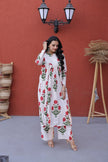 Graceful Floral Kurta Pant Set.