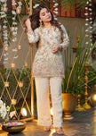 Designer Floral Embroidered Co-Ord Set.
