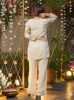 Designer Floral Embroidered Co-Ord Set.