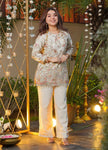 Designer Floral Embroidered Co-Ord Set.