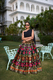 Royal Banarasi Printed Lehenga with Stylish Blouse.