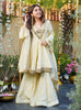 Festive Wear Mirror Work Kurta Palazzo Set.