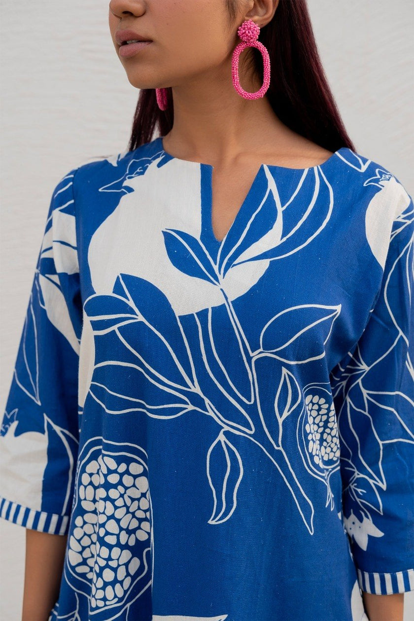 Stylish Printed Kurta with Palazzo Pants.
