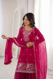 Women’s Festive Wear Embroidered Ethnic Suit Set for Wedding & Party.