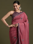 Classic Indian Bandhani Print Saree with Designer Blouse.