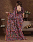 Traditional Printed Saree with Elegant Border for Daily & Festive Wear.