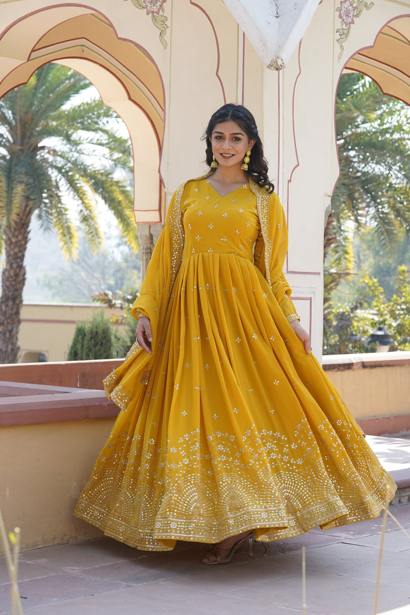 Premium Designer Ready-made Gown Collection.