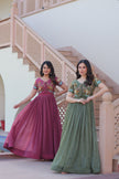 Premium Designer Ready-made Koti Gown Collection.