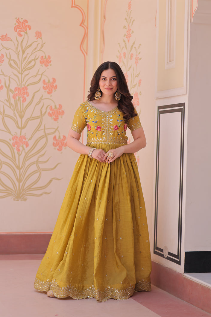 Premium Designer Ready-made Gown Collection.
