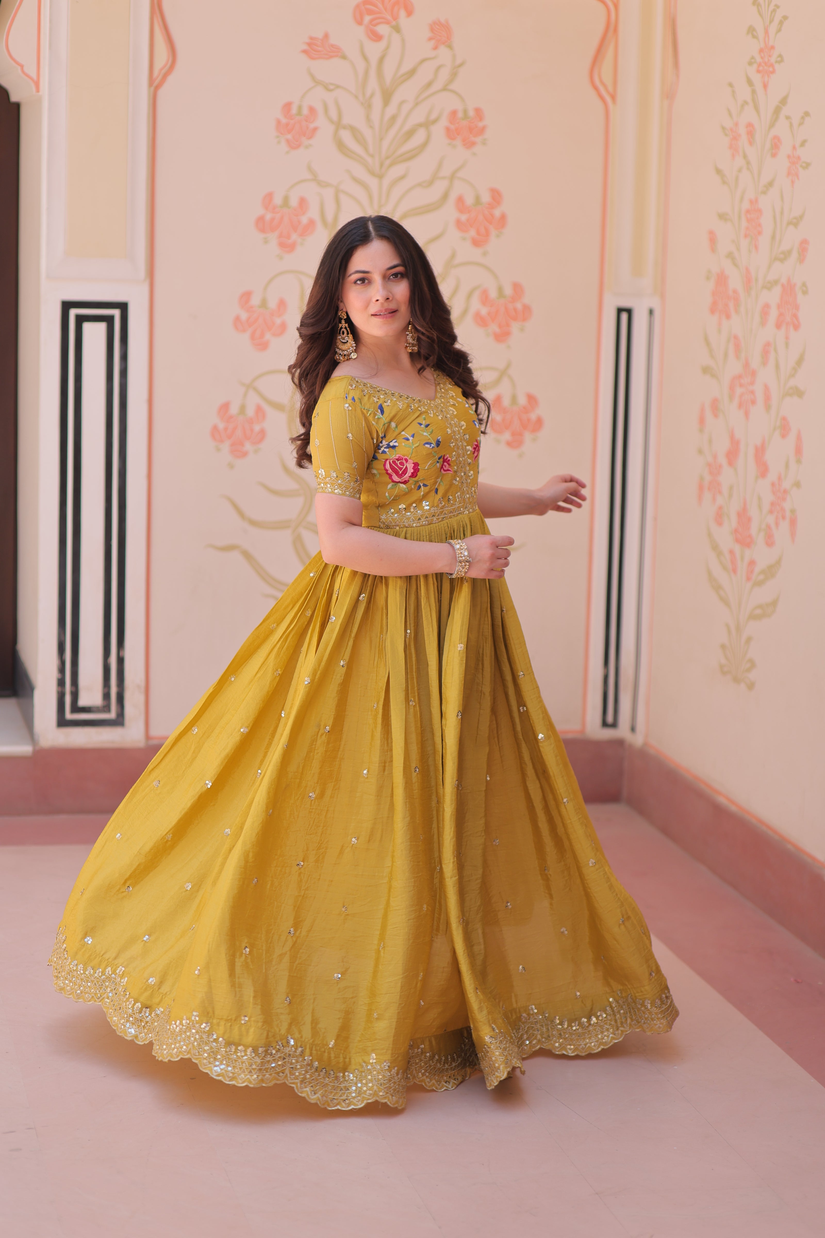 Premium Designer Ready-made Gown Collection.