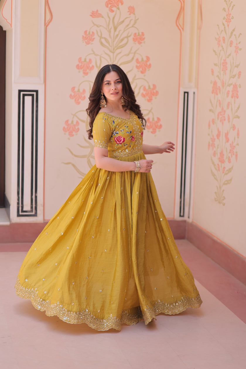 Premium Designer Ready-made Gown Collection.