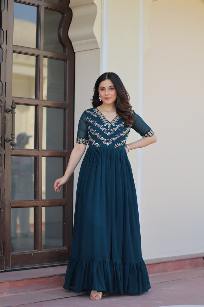 Premium Designer Ready-made Gown Collection.