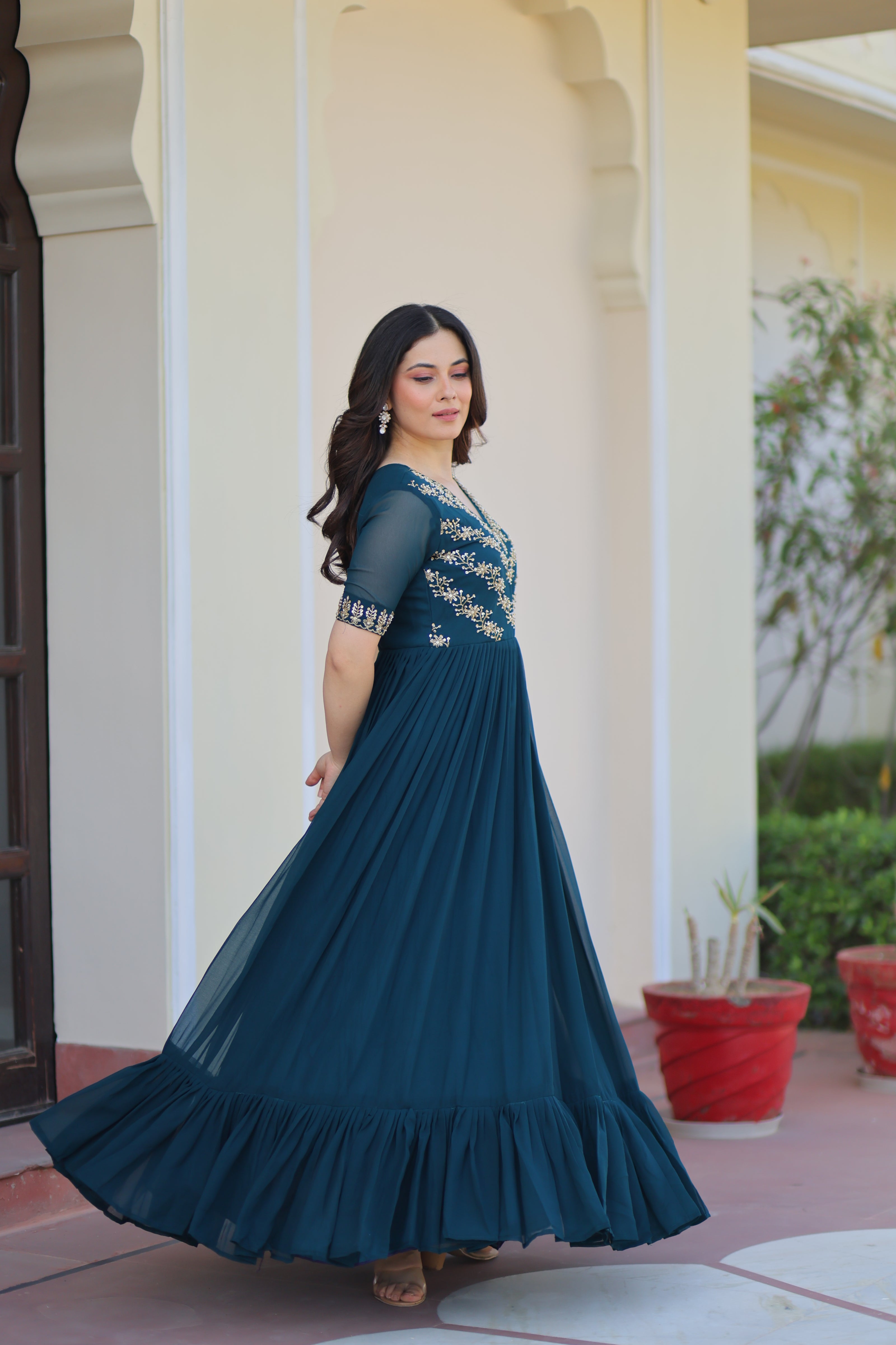 Premium Designer Ready-made Gown Collection.