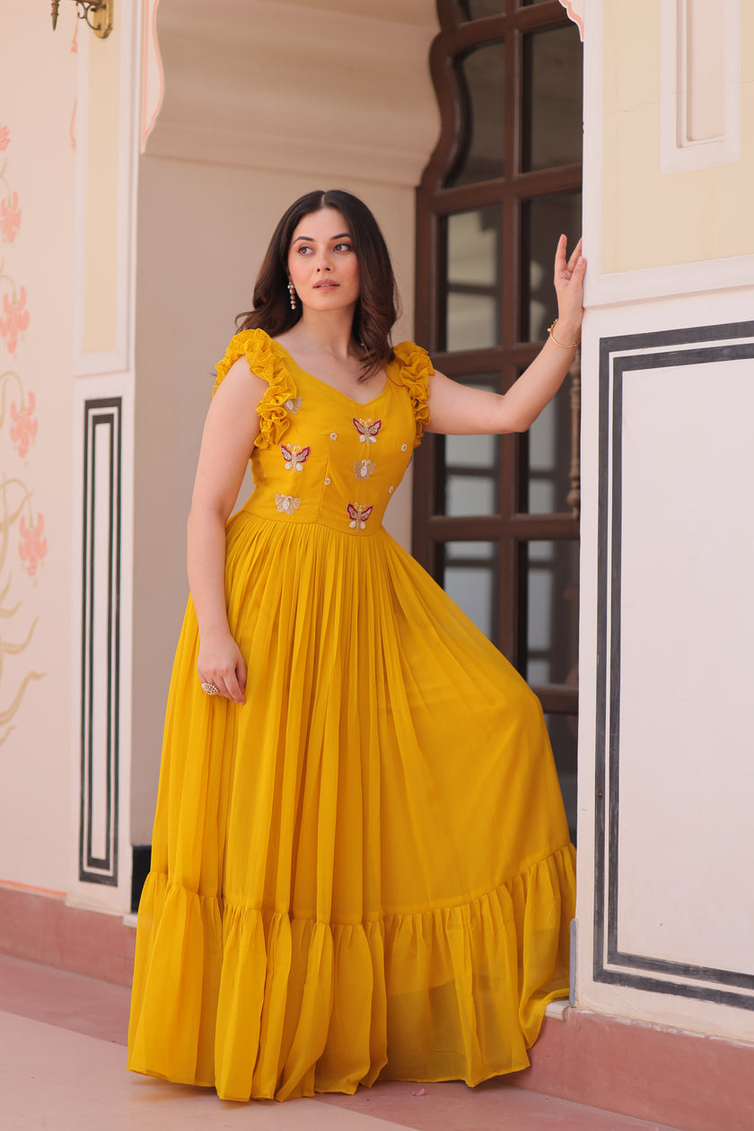 Premium Designer Ready-made Gown Collection.
