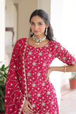 Premium Designer Ready-made Top, Sharara & Dupatta Collection.