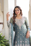 Premium Designer Ready-made Top, Sharara & Dupatta Collection.
