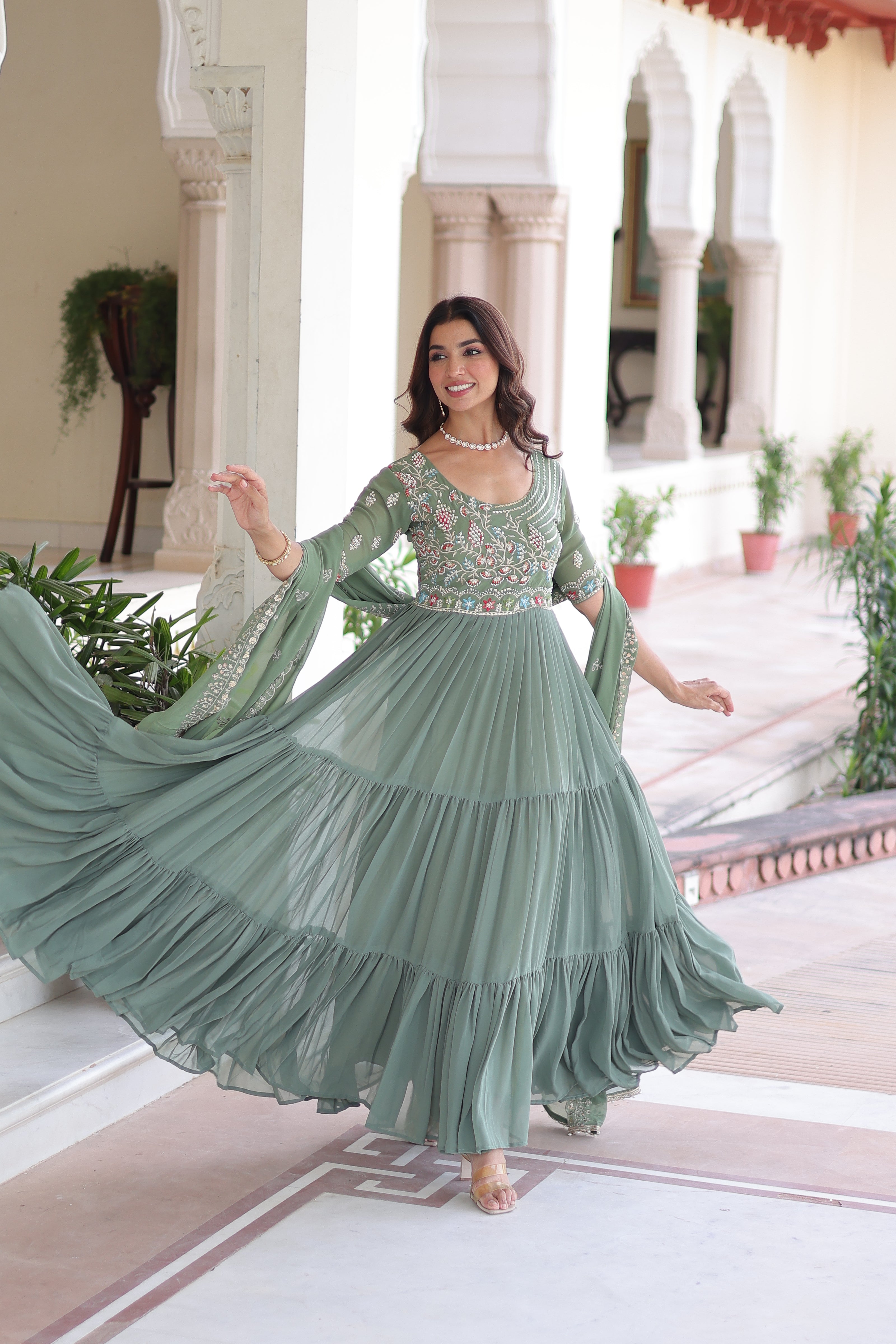 Premium Ready-made Designer Gown Collection.