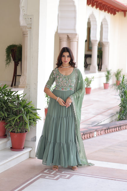 Premium Ready-made Designer Gown Collection.
