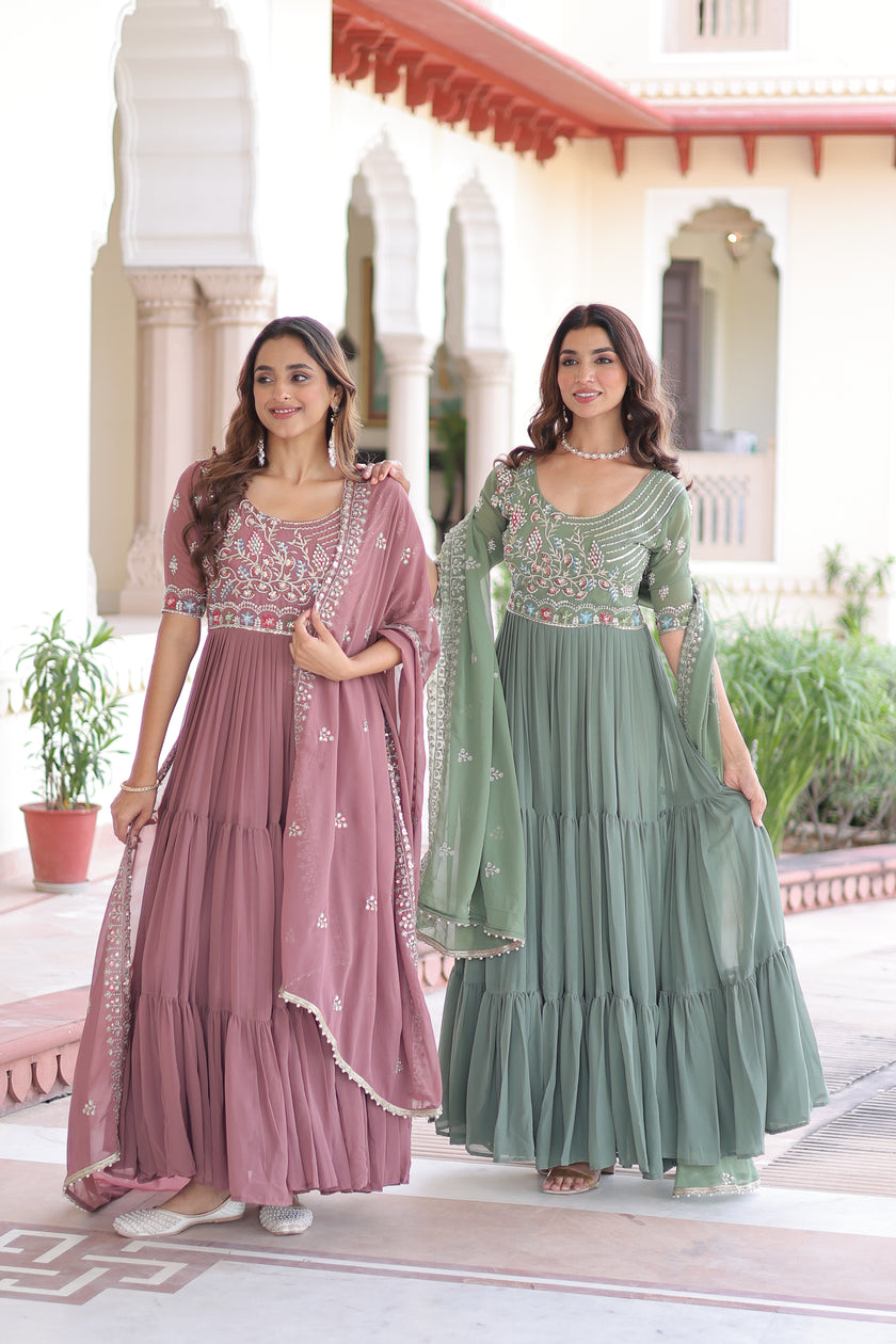 Premium Ready-made Designer Gown Collection.