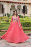 Embroidered Designer Lehenga Choli with Dupatta.