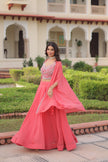 Embroidered Designer Lehenga Choli with Dupatta.