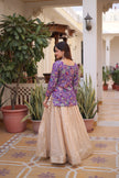 Women’s Printed Jacket Style Lehenga Set.