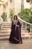 Faux Blooming gown with Sequins-Multi Embroidered Work.