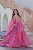 Designer Embroidered Anarkali Gown with Matching Dupatta.
