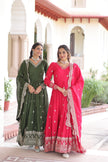 Elegant Designer Anarkali Gown for Wedding & Festive Wear.